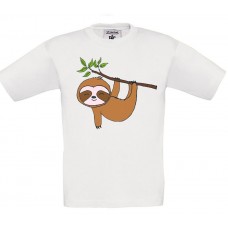 Παιδικό T-Shirt Άσπρο Βαμβακερό με τύπωμα Βραδύποδα