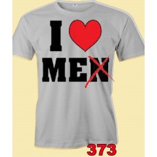 T-Shirt Άσπρο 100% Βαμβακερό με Στάμπα ''I LOVE ME MEN.''