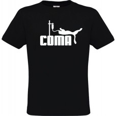  Men’s T-Shirt Black Cotton with Puma Coma Print