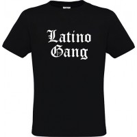 Ανδρικό T-Shirt Μαύρο Bαμβακερό Latino Gang