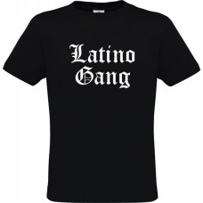 Ανδρικό T-Shirt Μαύρο Bαμβακερό Latino Gang